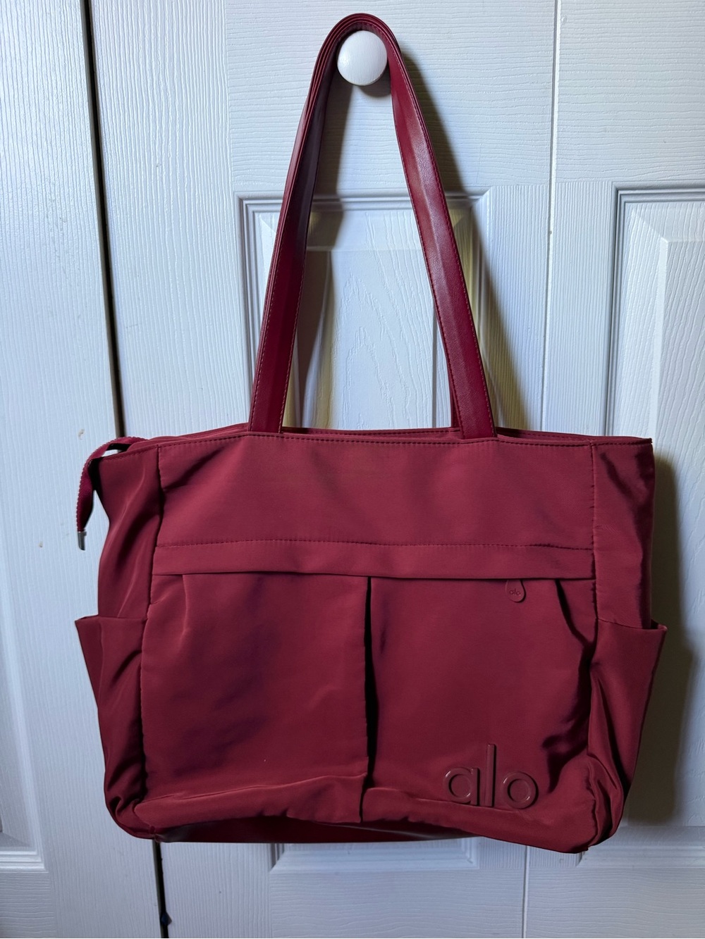 ALO Yoga Deep Wine Tote Bag